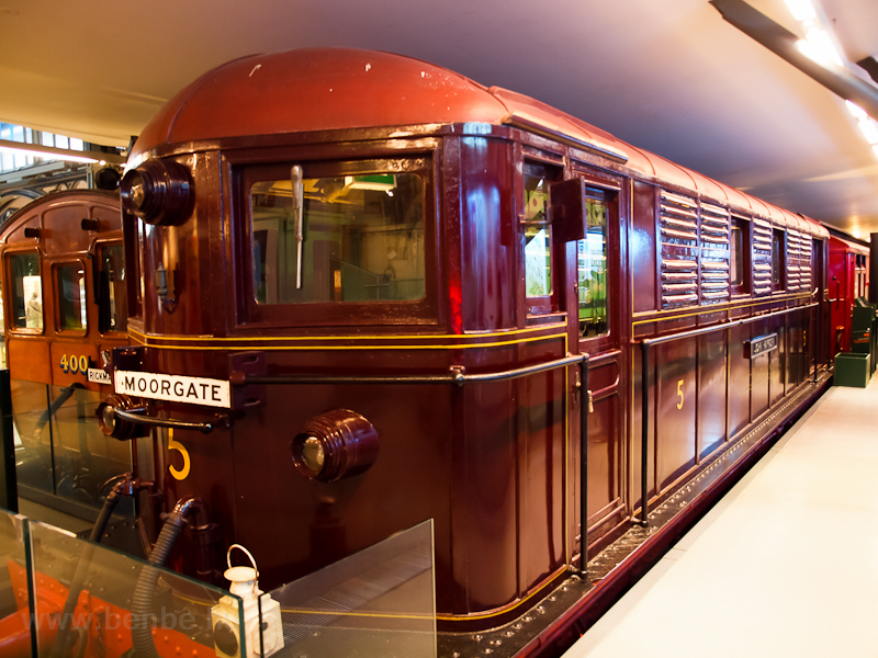 A Metropolitan Line locomotive seen in the London Transport Museum photo