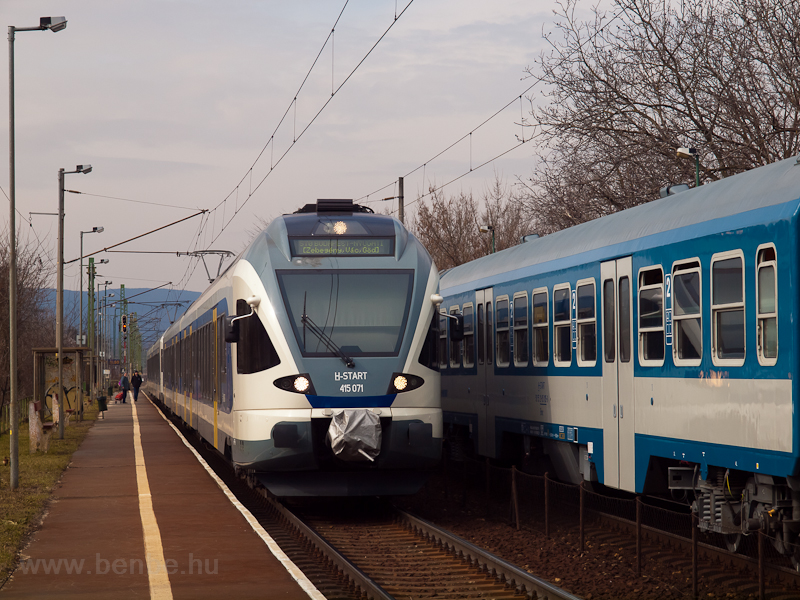 A MV-START 415 071 Szob als megllhelye
 fot