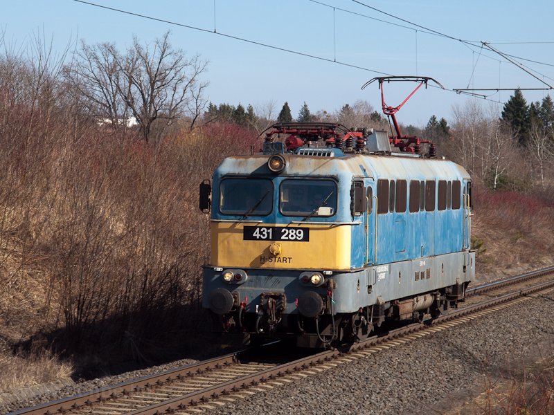 A MV-START 431 289 gpmenetben Zalalvő s Felsőjnosfa kztt
 fot