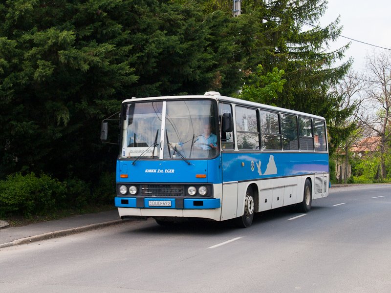 A DUD-572 rendszm Ikarus 256-44 Szilvsvradon
 fot