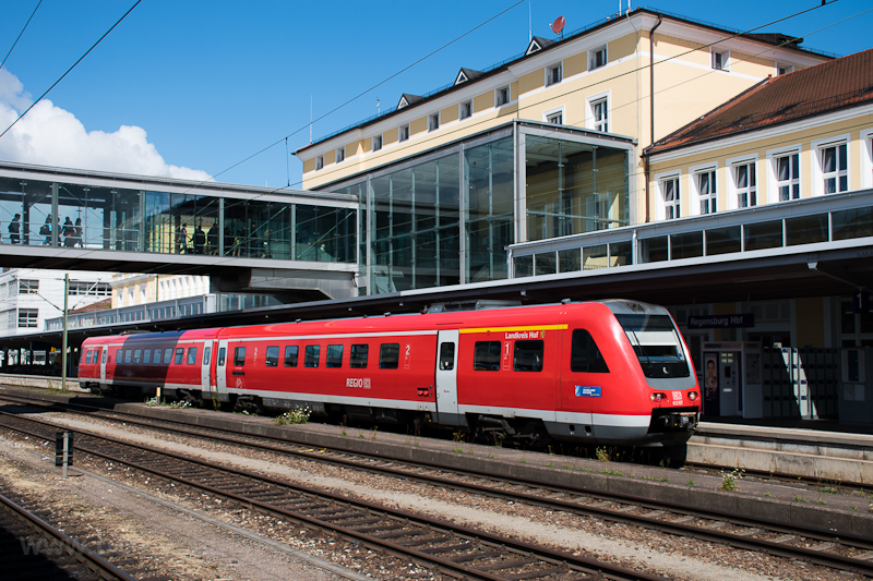 A DB 612 157 Regensburg Hauptbahnhof állomáson
 fotó