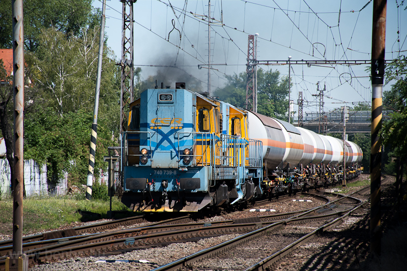 The CER 740 739-8 seen at Malacky photo