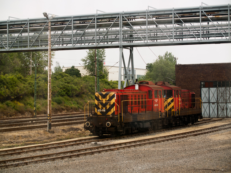 The A25 098 industrial locomotive of the Mtrai Erőmű is seen at Visonta photo