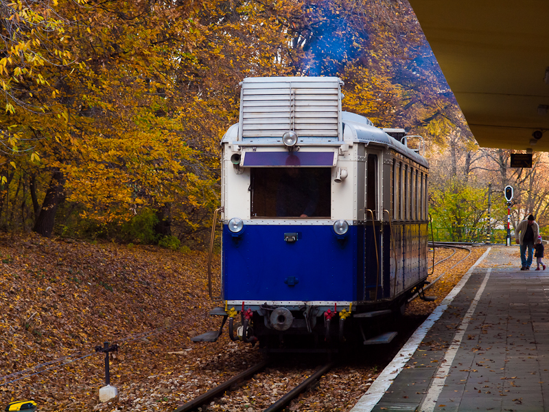 The ABamot 2 is running around her train at platform 2 of Hűvsvlgy station photo