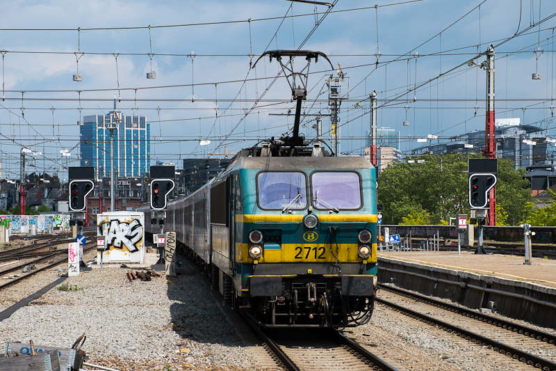 Az SNCB 2712 Brussels Zuid / Bruxelles Midi-n
 fotó