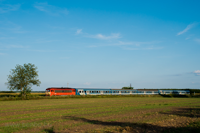 A MV-START 418 165 az Ozora-fesztivlrl hazatrők klnvonatval Srbogrd s Felsőkrtvlyes kztt
 fot