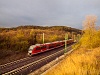 A Desiro at Terranova passing loop