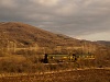 Két Kennedy gépmenetben Crvena Reka és Ostrovica között, a Niš-Dimitrovgrad vasútvonalon
