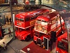 Routmaster double-decker buses at the London Transport Museum