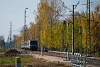 The beginning of the double track section near Balatonlelle felső