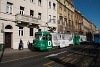 The Tatra T3 489 with a trailer on tram line 4 at Zagreb