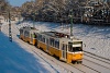 The BKV 4331 Tatra T5C5K2 tram seen on line 61 between Budapest, Hűvsvlgy and Heinrich Istvn t