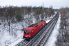 Az ÖBB/Rail Cargo Hungária 1116 002 Szár és Bicske között
