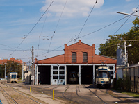 The old depot of Wiener Lokalbahn (Vienna - Baden local railway / Badnerbahn)