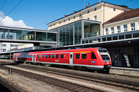 A DB 612 157 Regensburg Hauptbahnhof állomáson
