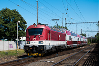 The ŽSSK 381 001-7 seen at Malacky