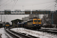 The 432 257 is passing the 431 105 at Pestszentlőrinc
