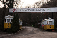 A Zugligeti Niche Camping 1000-es villamosai (1043 és 1061 pályaszámok)

