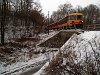 The Bzmot 340 between Berkenye and Szokolya on the <q>viadukt</q>