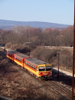 The Bzmot 243 near the overpass of national road 2 by Drgely