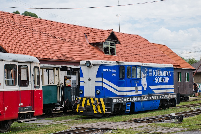 A Čiernohronsk Lesn Železnica TU48 001 Feketebalog llomson fot