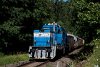 A ŽSSKC 736 013-4 Józsefgőzfürész és Jánoshegy között a visszafelé már jóval terheltebb tolatós tehervonattal