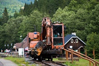 Weed-killer train at Vydrovo-valley