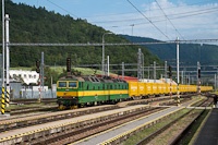 A ŽSSKC 131 047-3 Margitfalva állomáson SBB-Post postavonattal