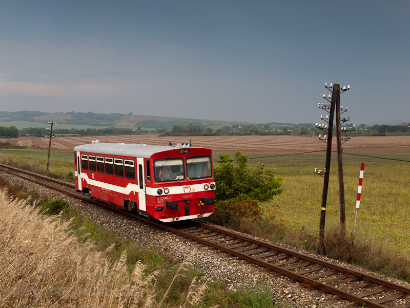 The ŽSSK 812 047-3 seen between Bielovce and Pastovce photo