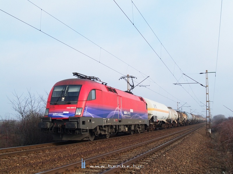 MÁV-Cargo 1116 009-0 Ludas és Karácsond között fotó