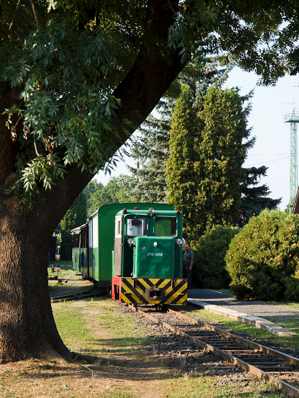 A Csmdri Erdei Vast C50-408 ltal vontatott szerelvnye Csmdren fot