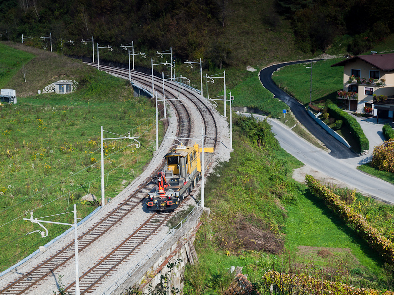 A Slovenian railway track m photo