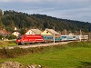 The SŽ 312 110 seen between Breg and Sevnica in the Sava valley