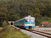 The HŽ 7 121 012 seen between Žutnica and Durmanec at the tunnel