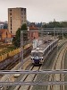 The HŽ 6 111 011 commuter trainset (manufactured by Ganz-MVAG Budapest) seen at Zagreb, between Čulinec and Sesvete