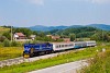 The HŽ 2044 006 seen between Podrute and Budinšina