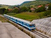 The HŽ 7121 001 seen between Budinšina and Podrute