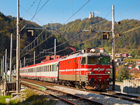 The SŽ 342 014 seen between Laško and Rimske Toplice