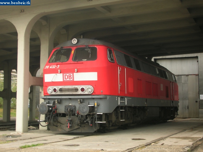 218 432-3, a tartalékgép a  fotó