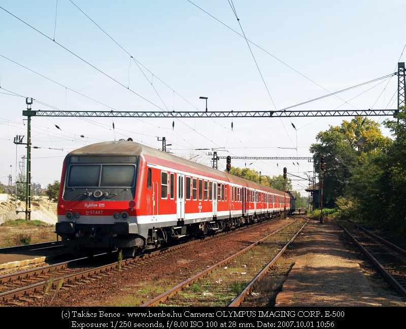 The cab-car Bybdtee 015 at Nagyttny-Disd station photo