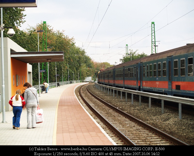 A passanger train at Ferihegy photo