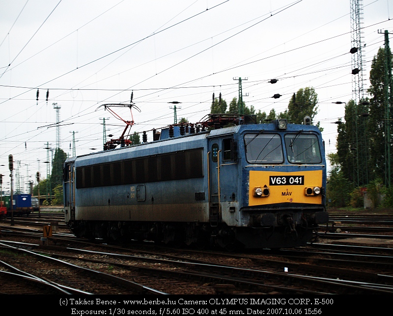 The V63 041 at Ferencvros photo