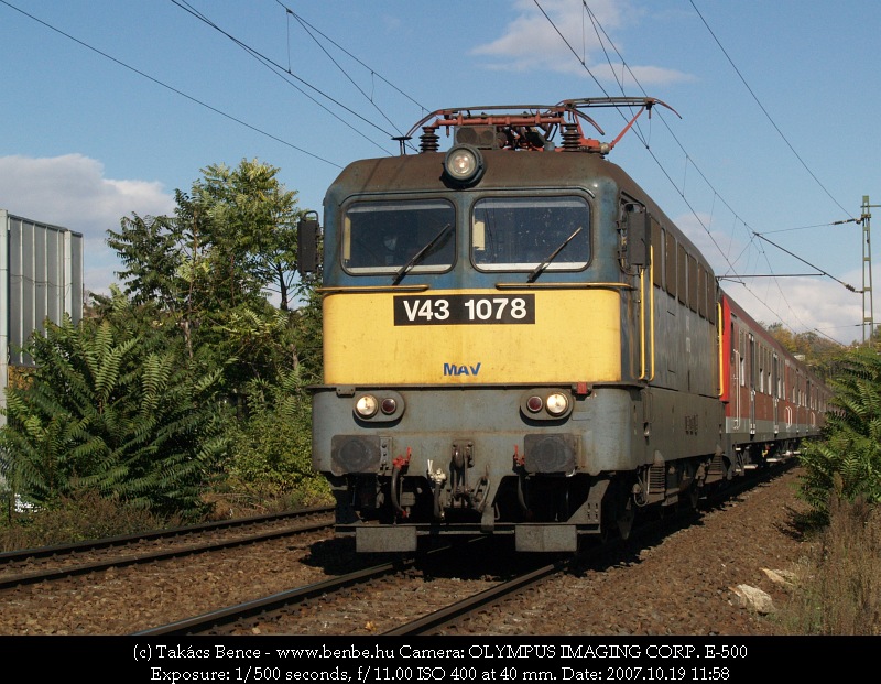 V43 1078 near Kelenfld photo