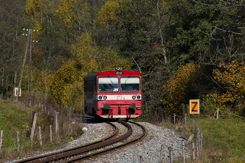 The ŽSSK 812 011-9 seen between Zbojsk and Tisovec-Bnovo photo