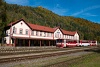 A ŽSSK 812 032-5 Zólyombrézó állomáson