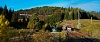 A ŽSSK 757 008-8 Vernár és Telgárt penzión között, illetve Telgárt penzión megállóhelyen is, ezen a trükkös panorámán