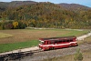 A ŽSSK 812 005-1 Hnúšťa zastávka és Nyusta-Likér között