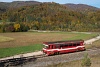 The ŽSSK 812 005-1 seen between Hnša zastvka and Hnša