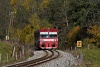 The ŽSSK 812 011-9 seen between Zbojsk and Tisovec-Bnovo