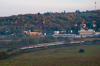 The ŽSSK 757  001-3 seen between Sd and Fi'lakovo
